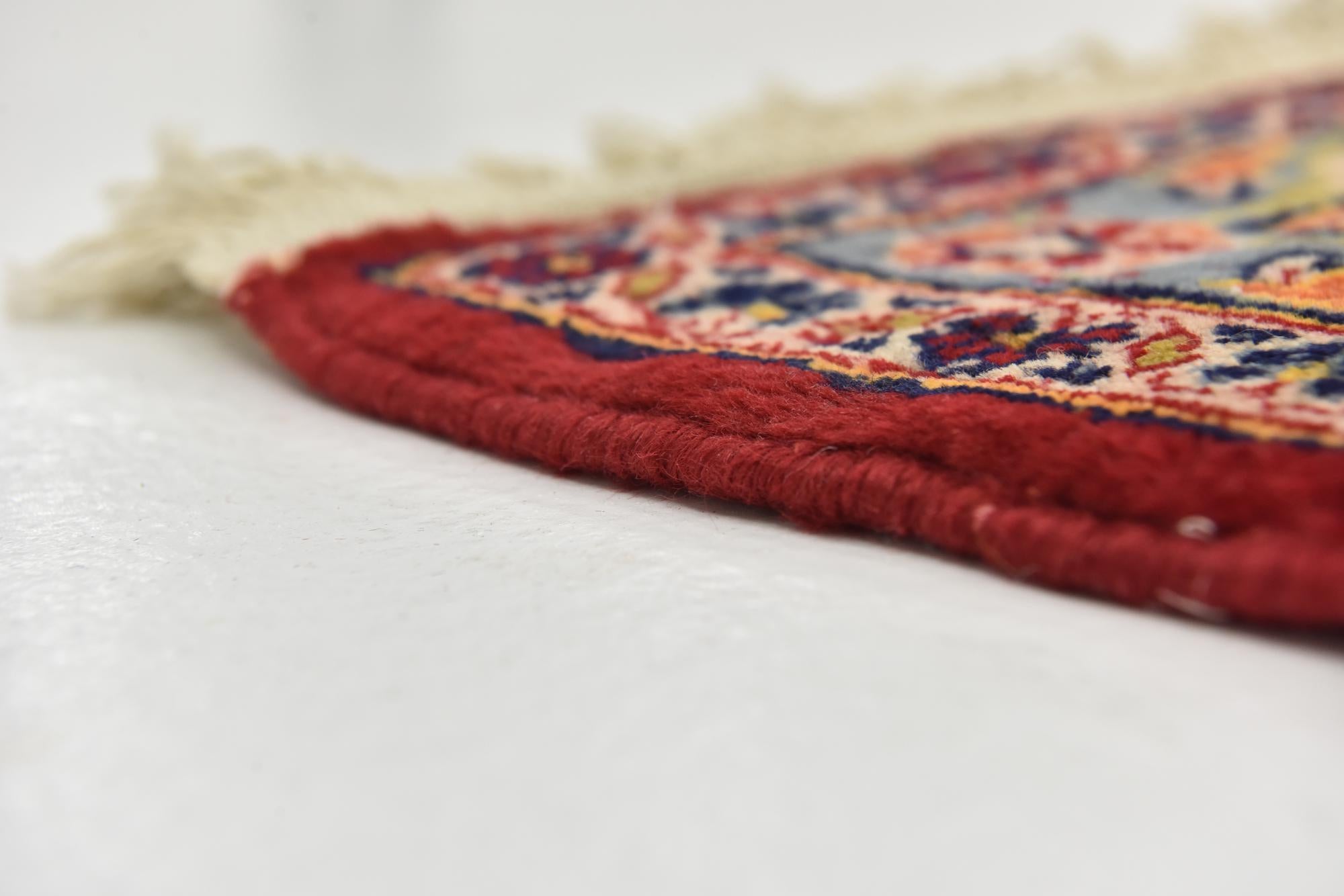 9' 9 x 13' 2 Hand Knotted Kashan Persian Wool Rug