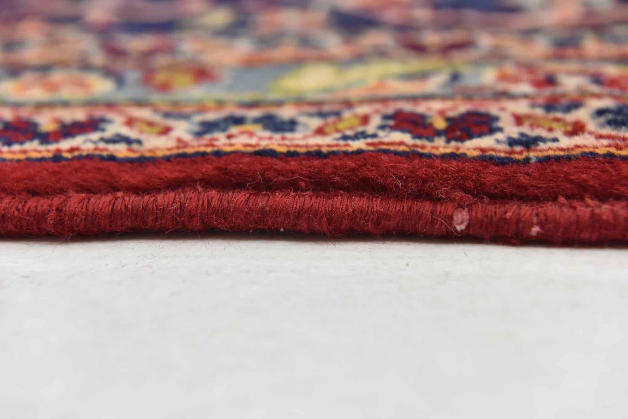 9' 9 x 13' 2 Hand Knotted Kashan Persian Wool Rug