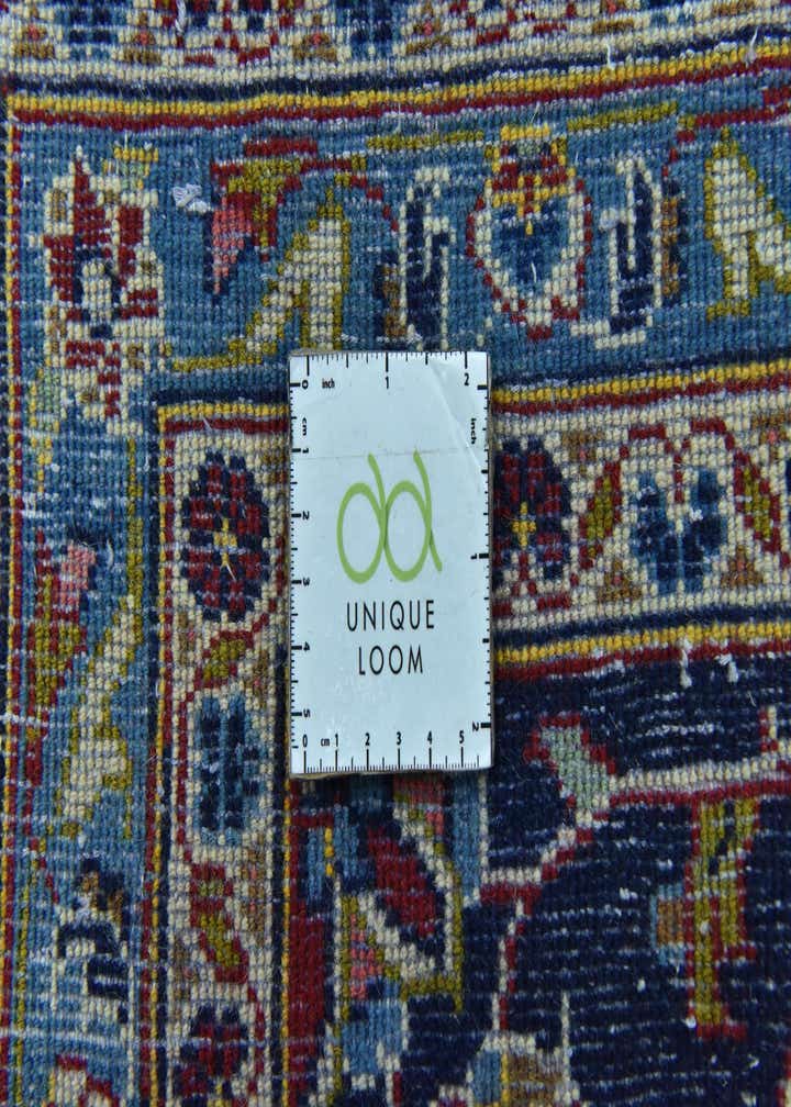 9' 8 x 13' 3 Hand Knotted Kashan Persian Wool Rug