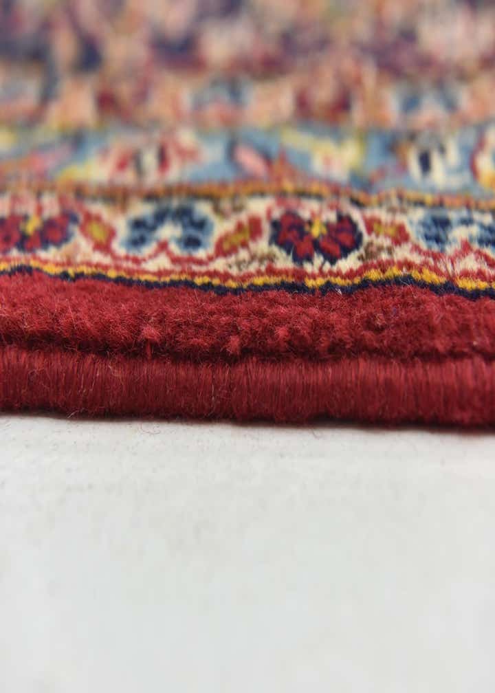 9' 8 x 13' 3 Hand Knotted Kashan Persian Wool Rug