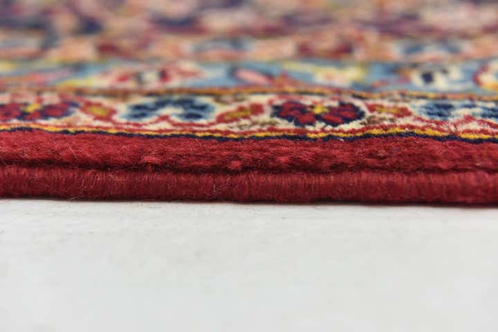 9' 8 x 13' 3 Hand Knotted Kashan Persian Wool Rug