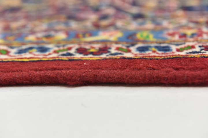 9' 10 x 13' 3 Hand Knotted Kashan Persian Wool Rug