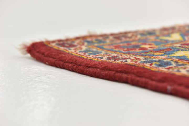 9' 7 x 13' 2 Hand Knotted Kashan Persian Wool Rug