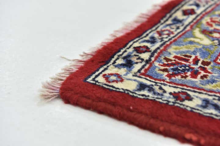 9' 6 x 13' 9 Hand Knotted Kashan Persian Wool Rug