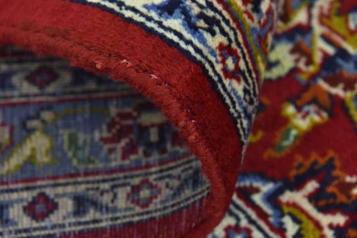 9' 6 x 13' 9 Hand Knotted Kashan Persian Wool Rug