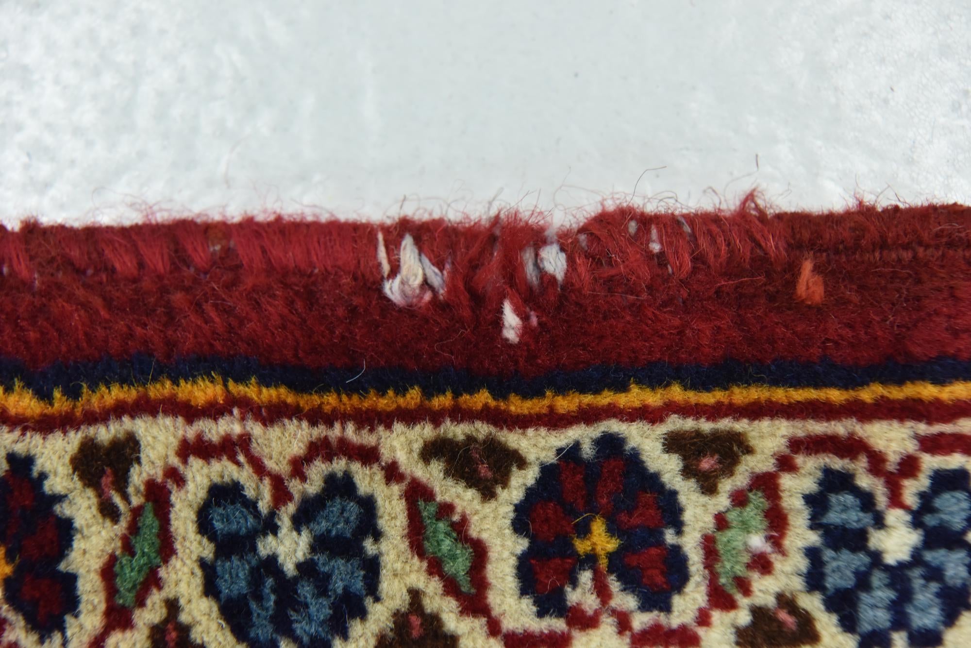 10' x 12' 9 Hand Knotted Kashan Persian Wool Rug