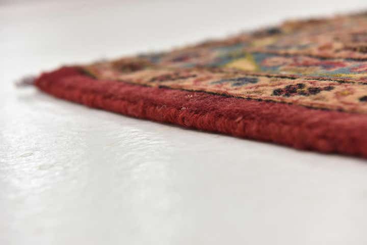 9' 8 x 12' 6 Hand Knotted Kashan Persian Wool Rug