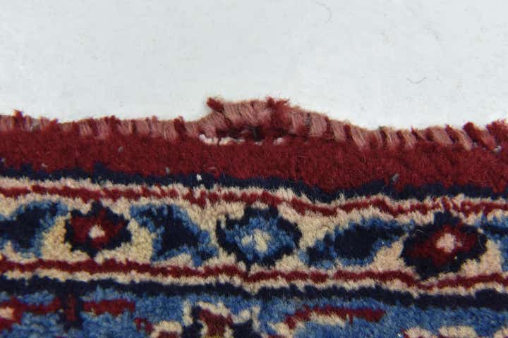 9' 10 x 12' 9 Hand Knotted Kashan Persian Wool Rug