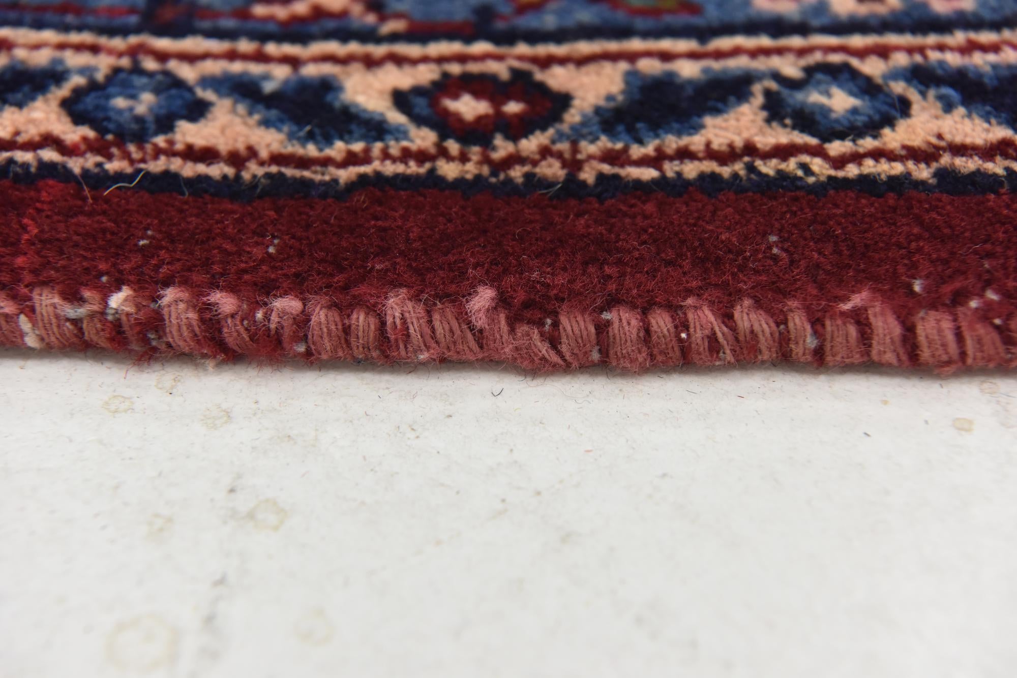 9' 10 x 12' 9 Hand Knotted Kashan Persian Wool Rug