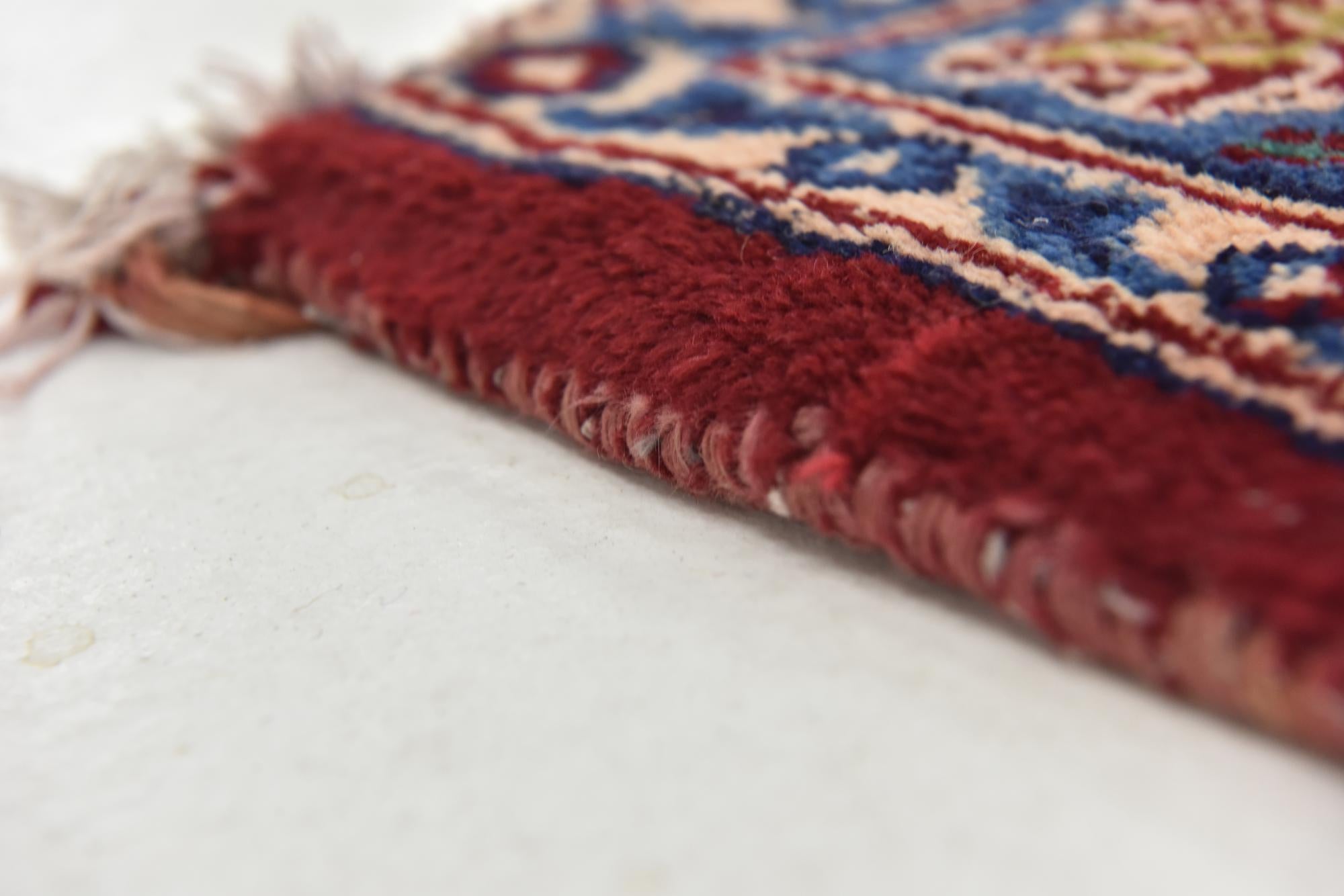 9' 10 x 12' 9 Hand Knotted Kashan Persian Wool Rug