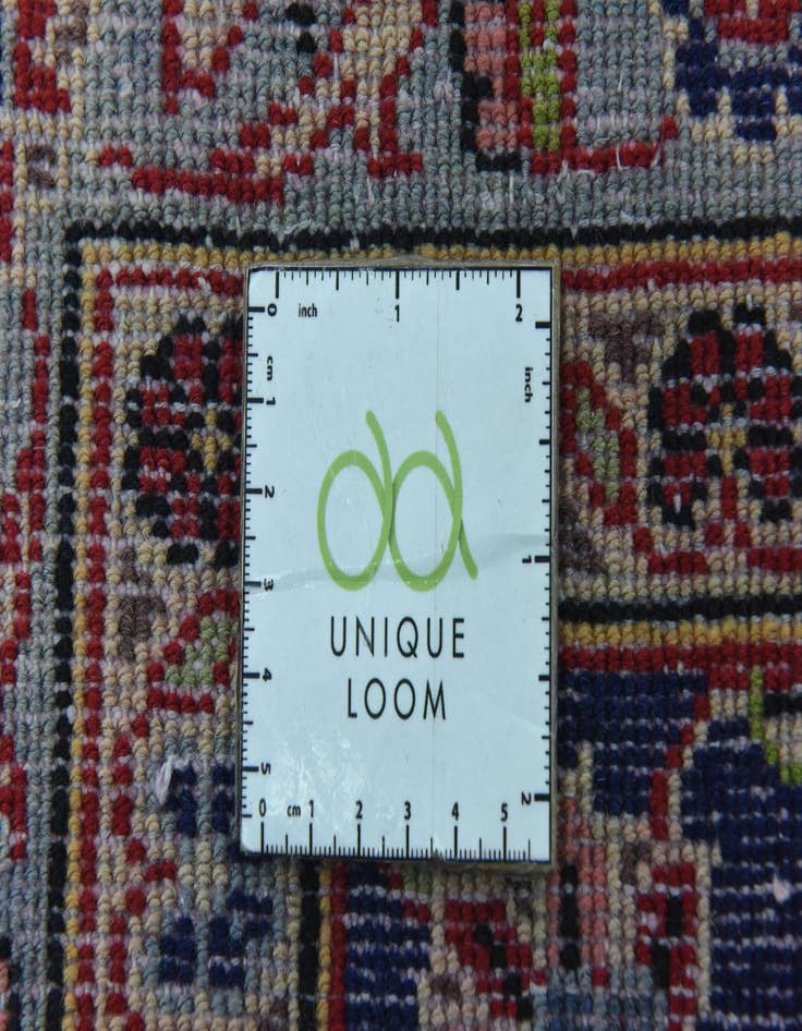 Detail image of 9' 7 x 13'  Hand Knotted Kashan Persian Wool Rug