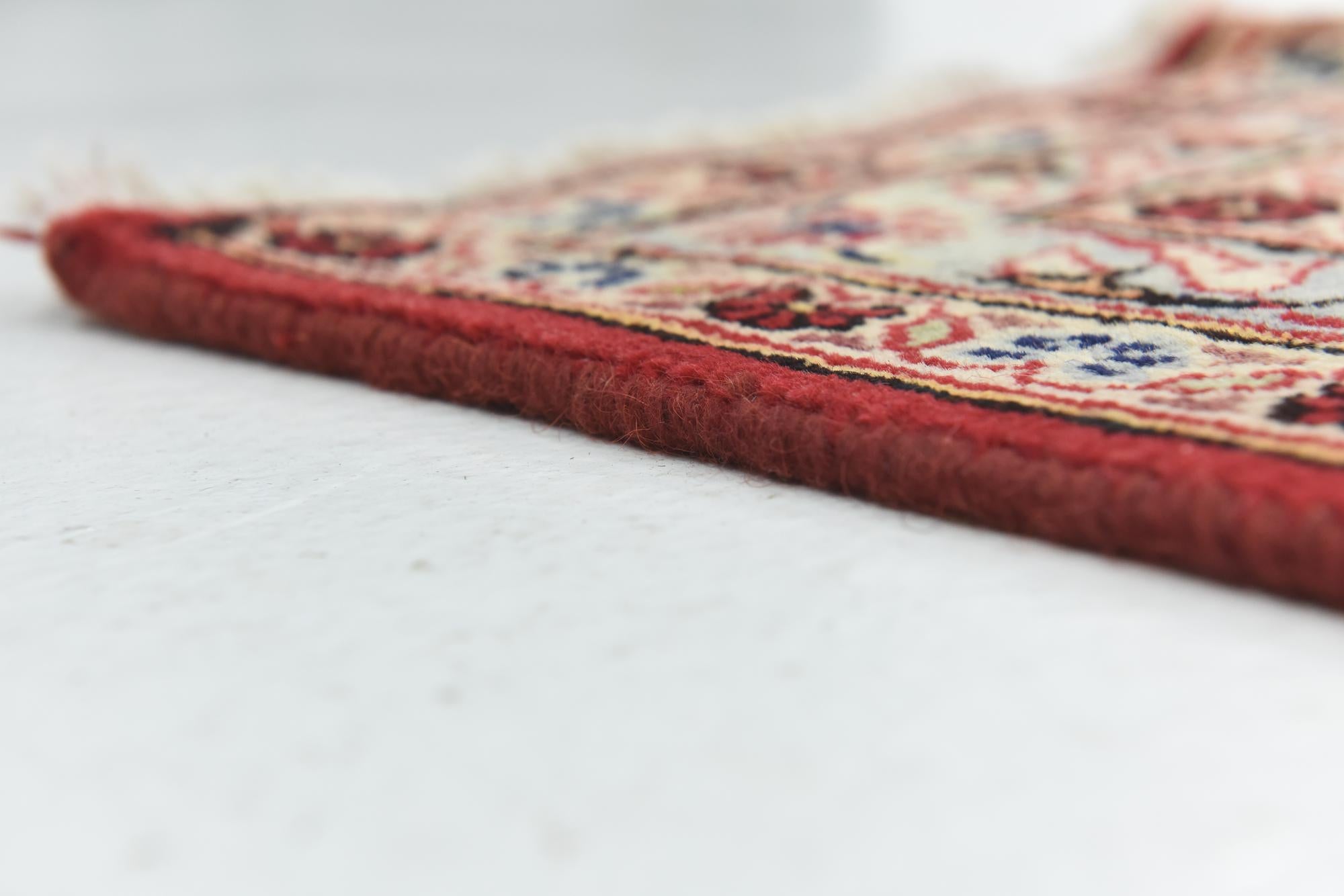 9' 7 x 13' Hand Knotted Kashan Persian Wool Rug
