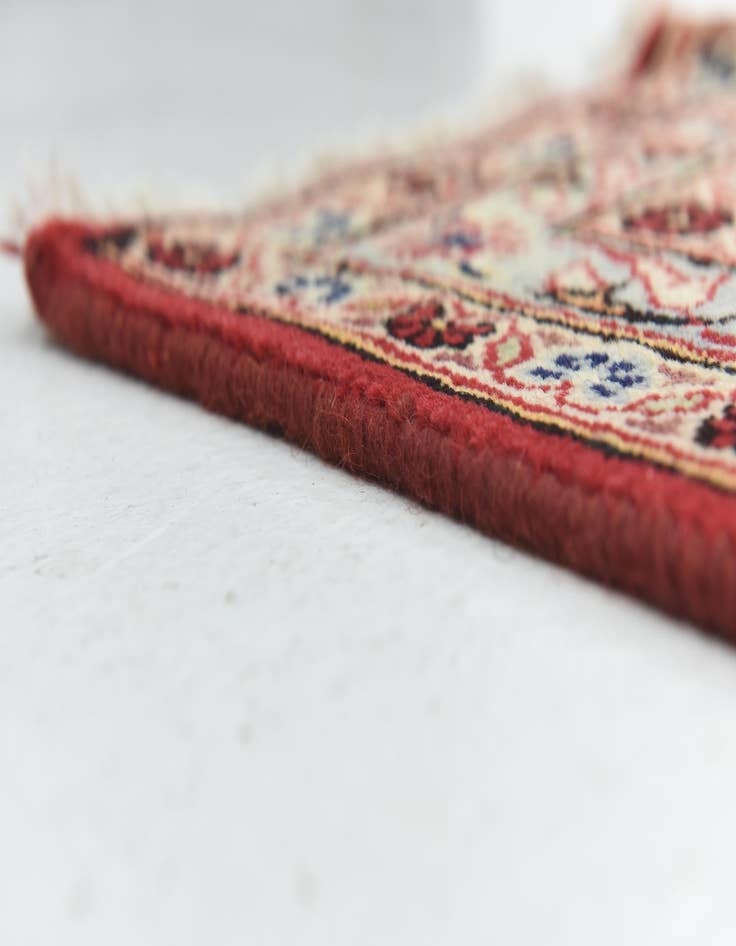 Detail image of 9' 7 x 13'  Hand Knotted Kashan Persian Wool Rug