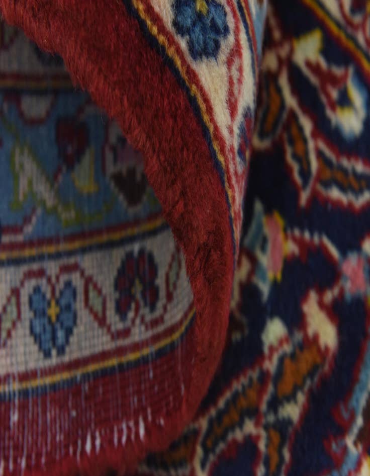 Detail image of 9' 7 x 12' 4  Hand Knotted Kashan Persian Wool Rug