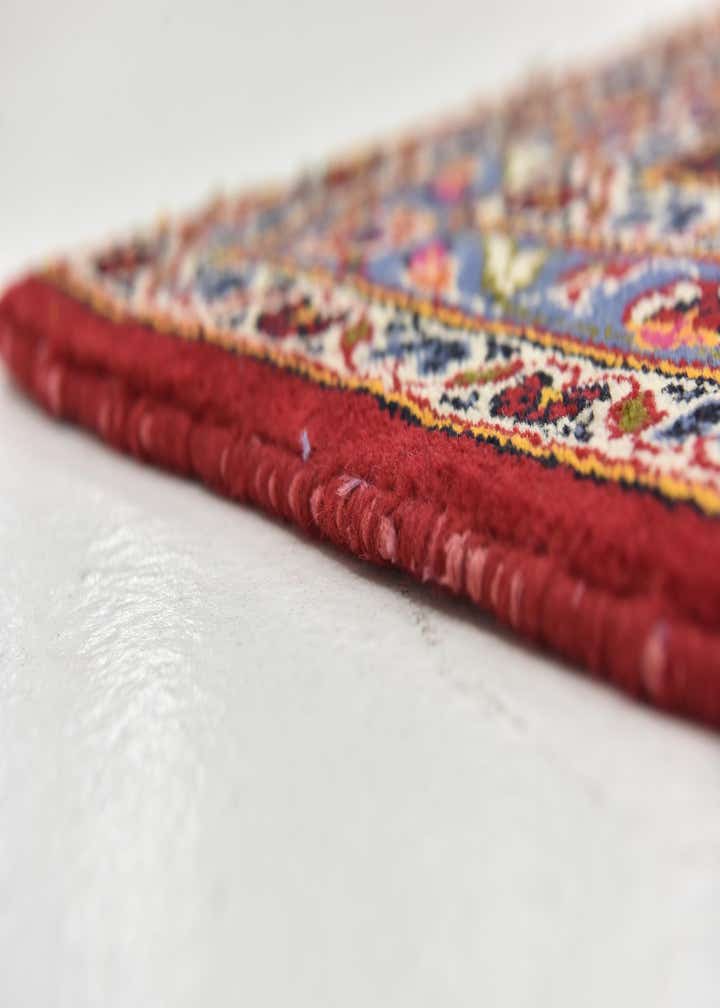 9' 9 x 13' 2 Hand Knotted Kashan Persian Wool Rug