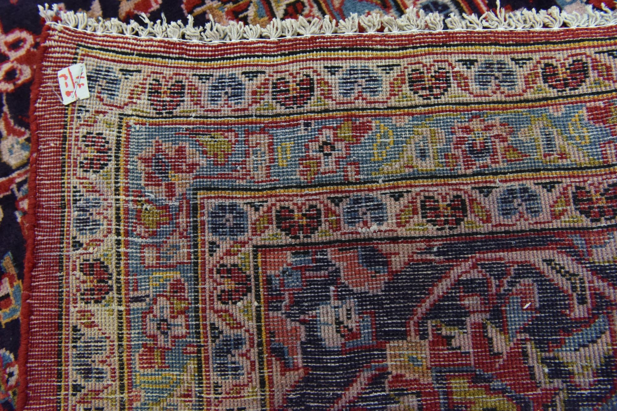 9' 8 x 13' 2 Hand Knotted Kashan Persian Wool Rug
