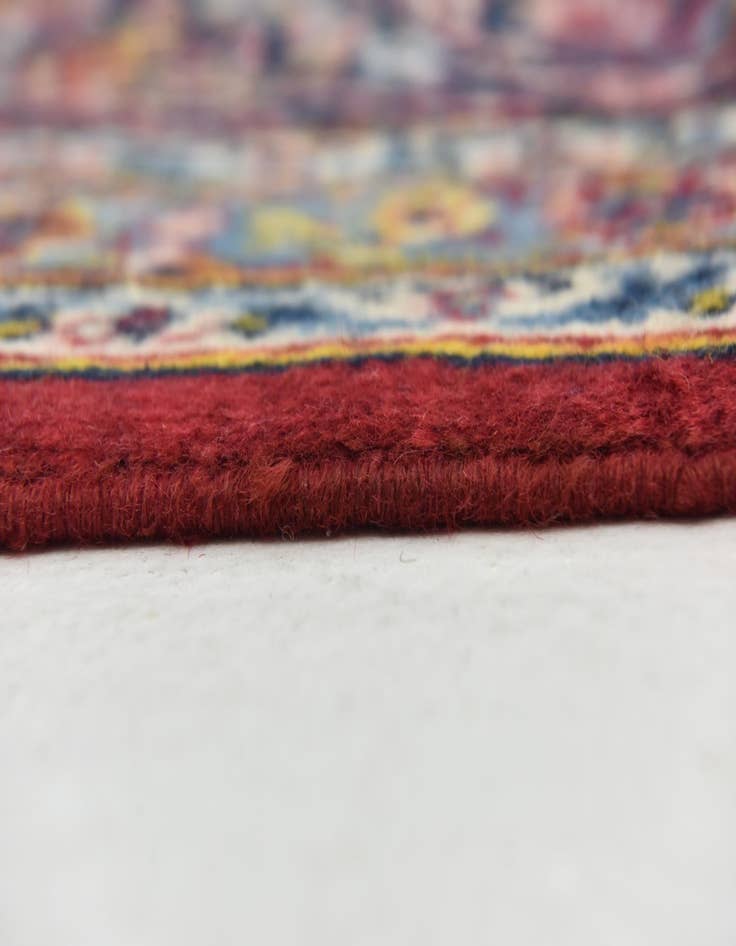 Detail image of 9' 4 x 13' 5  Hand Knotted Kashan Persian Wool Rug