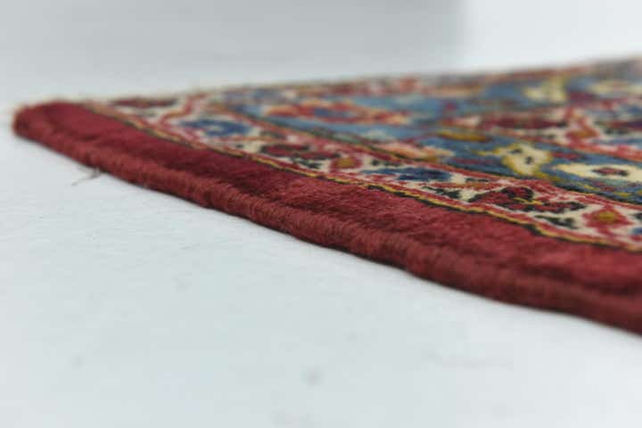 9' 9 x 13' Hand Knotted Kashan Persian Wool Rug
