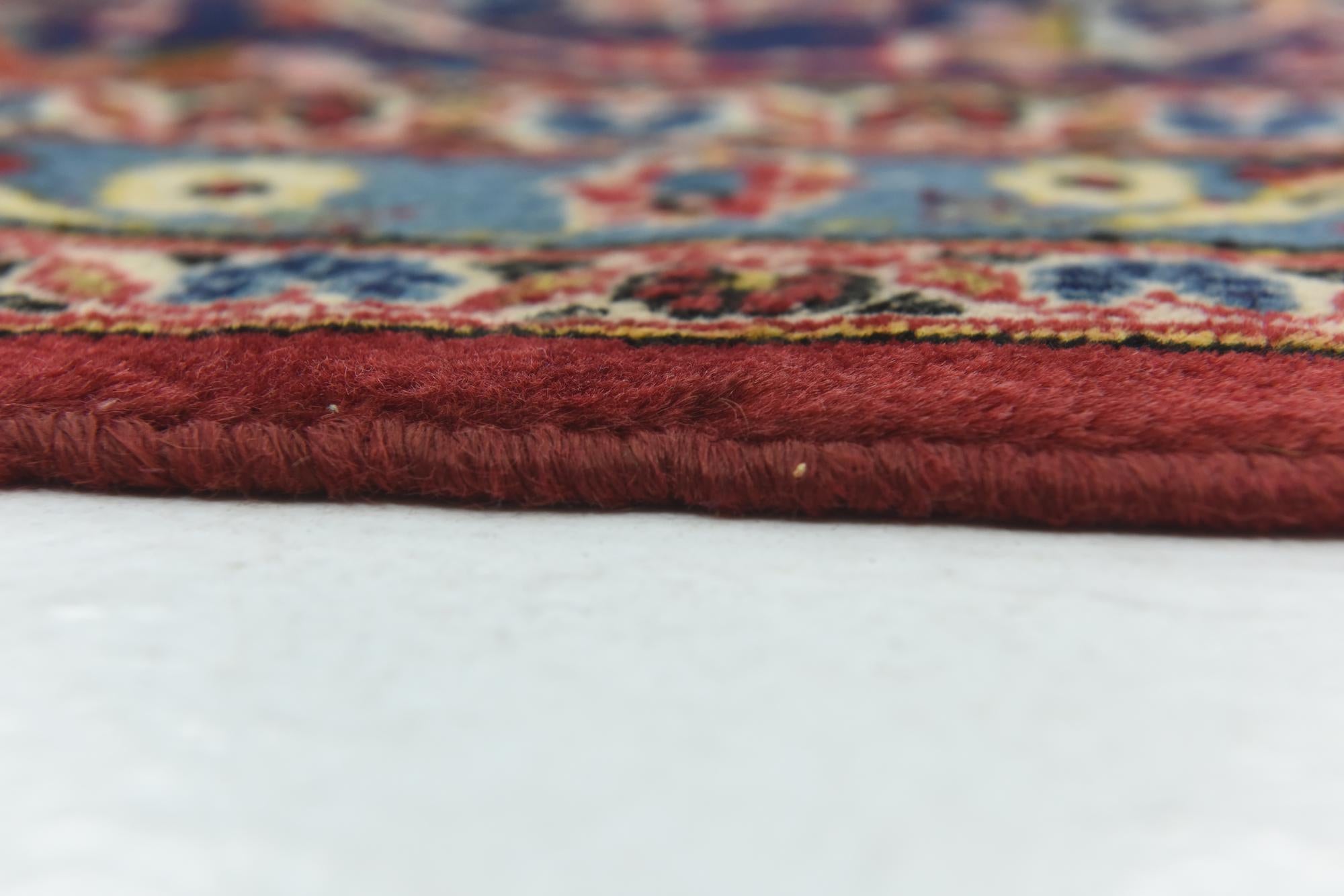 9' 9 x 13' Hand Knotted Kashan Persian Wool Rug