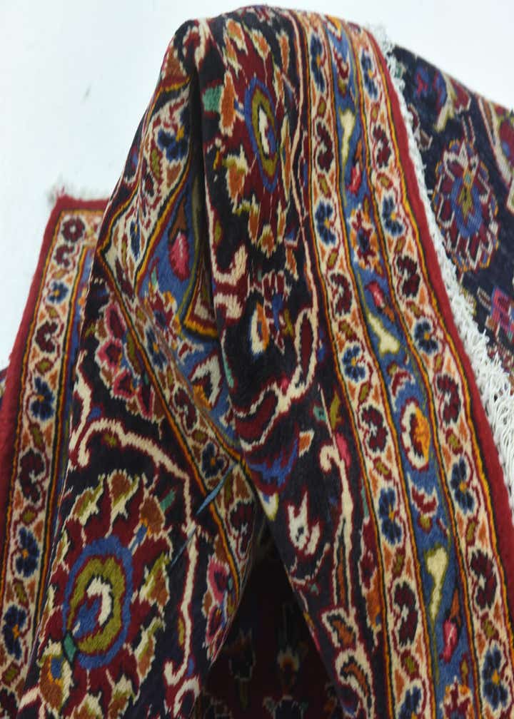 9' 6 x 13' 4 Hand Knotted Kashan Persian Wool Rug