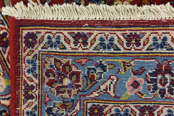 9' 9 x 13' 2 Hand Knotted Kashan Persian Wool Rug