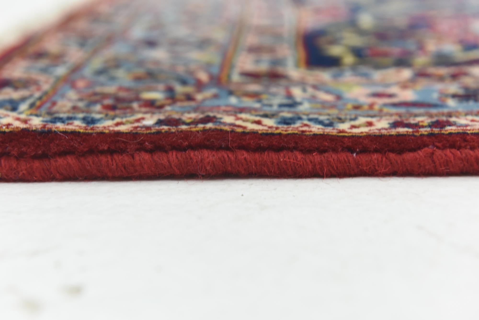 9' 9 x 13' 2 Hand Knotted Kashan Persian Wool Rug