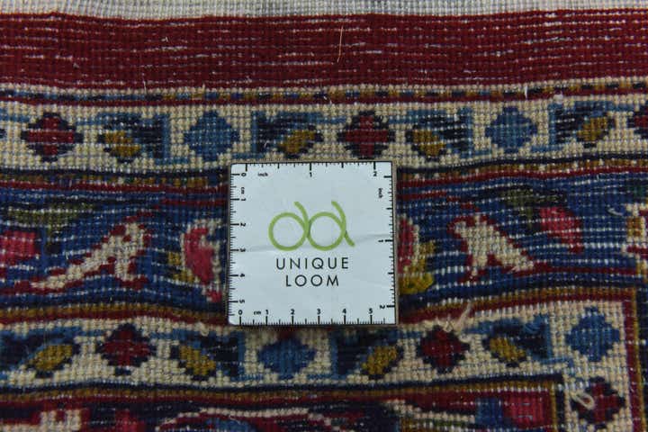 9' 10 x 12' 10 Hand Knotted Kashan Persian Wool Rug