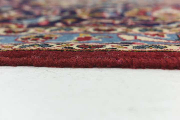 9' 8 x 12' 9 Hand Knotted Kashan Persian Wool Rug