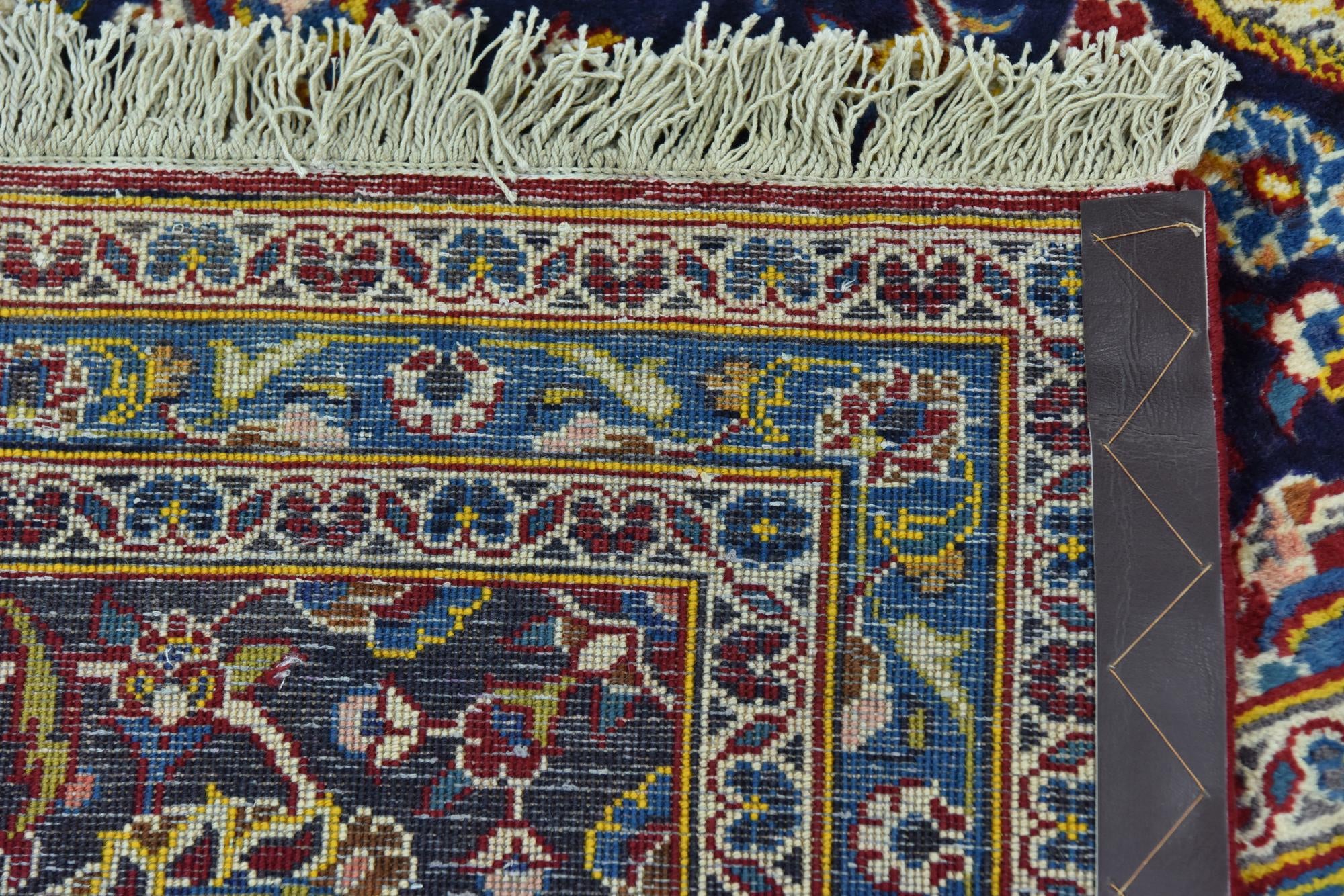 9' 10 x 13' 2 Hand Knotted Kashan Persian Wool Rug