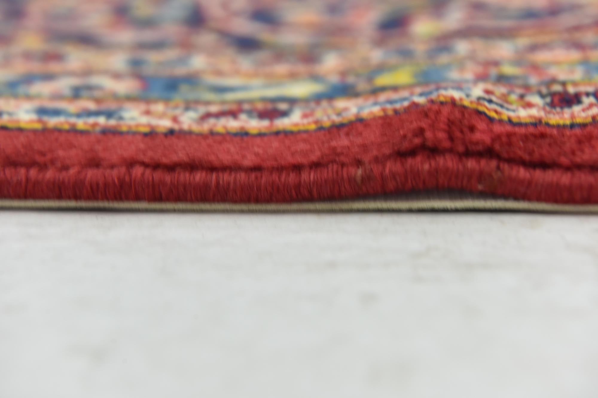 9' 10 x 13' 2 Hand Knotted Kashan Persian Wool Rug