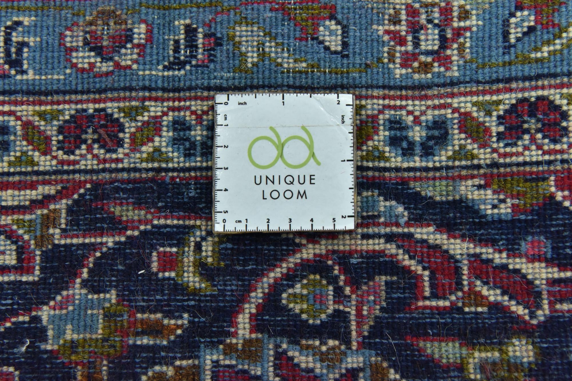 9' 8 x 13' Hand Knotted Kashan Persian Wool Rug