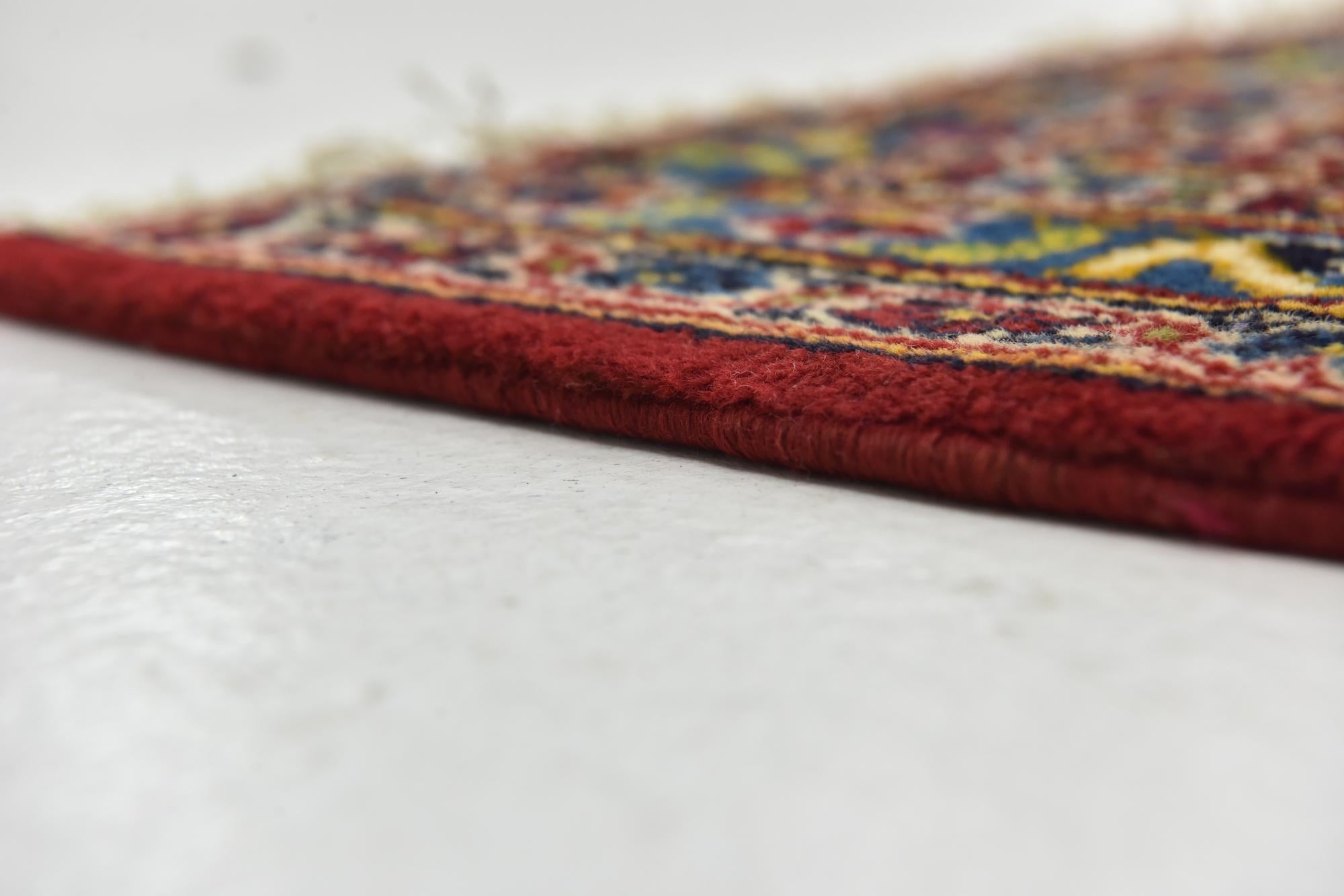 9' 10 x 12' 8 Hand Knotted Kashan Persian Wool Rug
