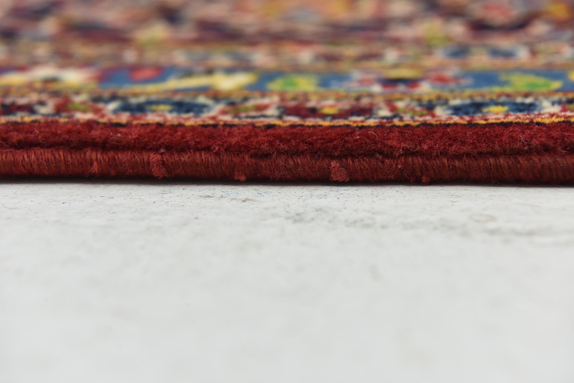 9' 10 x 12' 8 Hand Knotted Kashan Persian Wool Rug