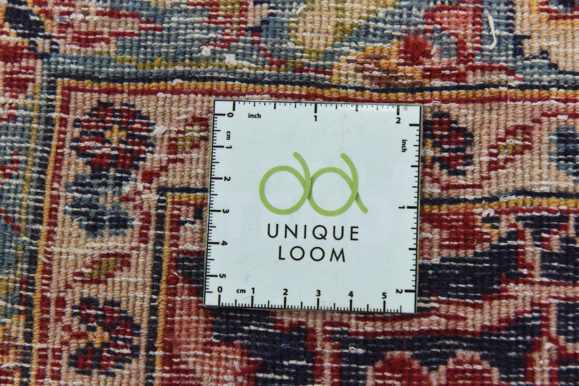 9' 10 x 12' 10 Hand Knotted Kashan Persian Wool Rug