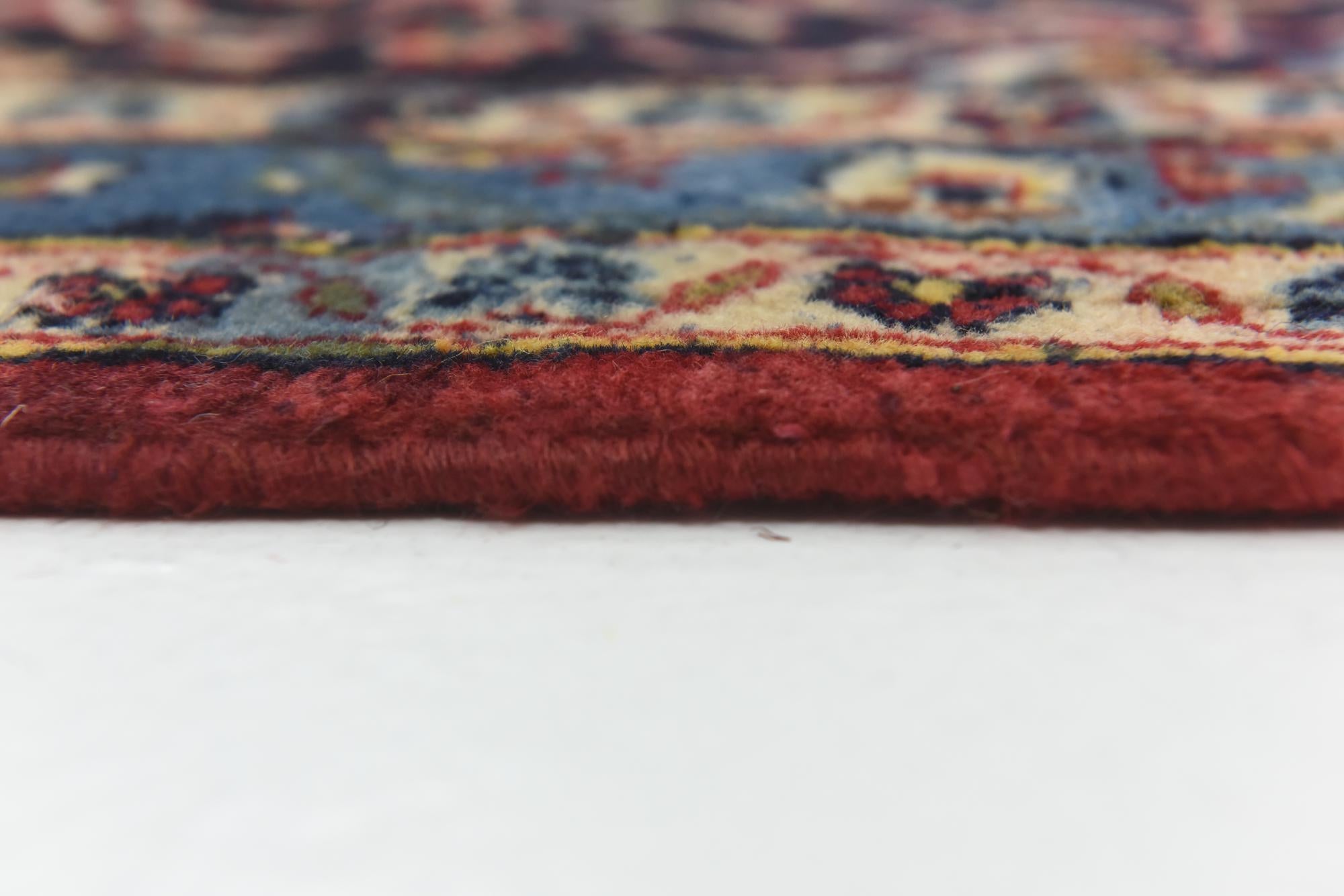 9' 10 x 12' 10 Hand Knotted Kashan Persian Wool Rug