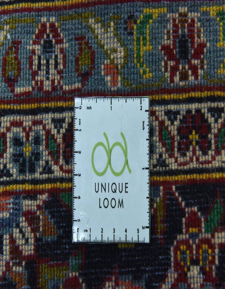 Detail image of 9' 9 x 13' 5  Hand Knotted Kashan Persian Wool Rug