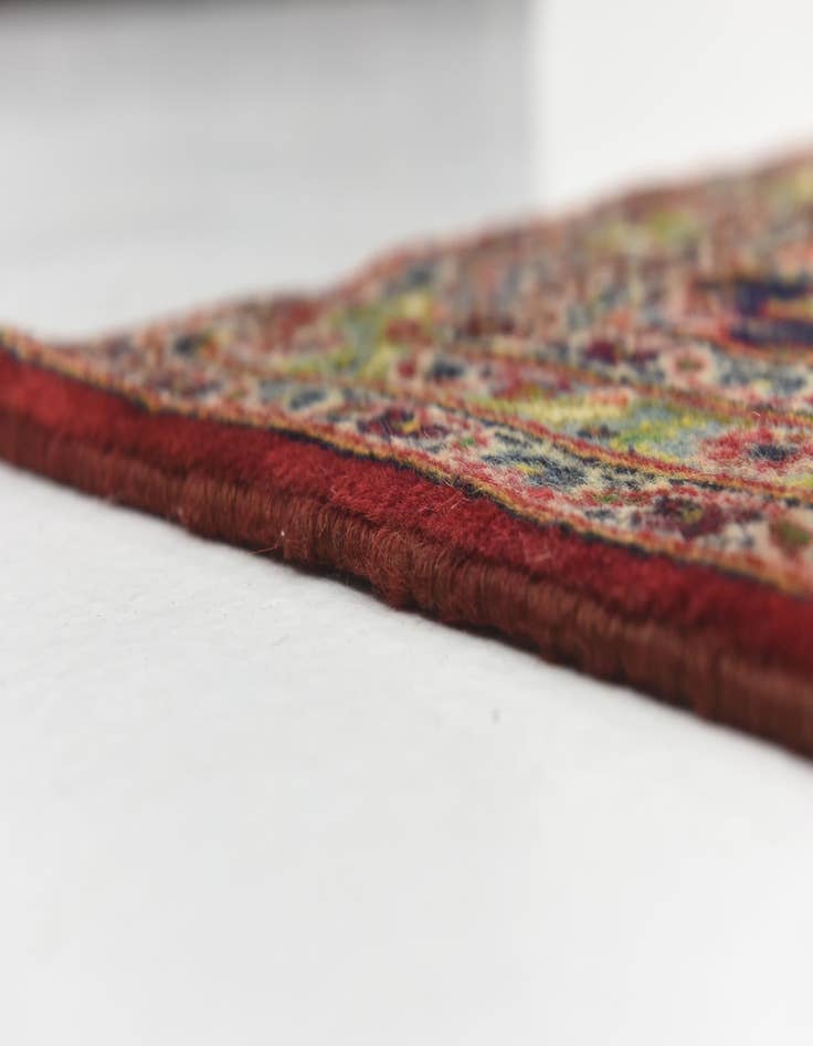 Detail image of 9' 9 x 13' 5  Hand Knotted Kashan Persian Wool Rug