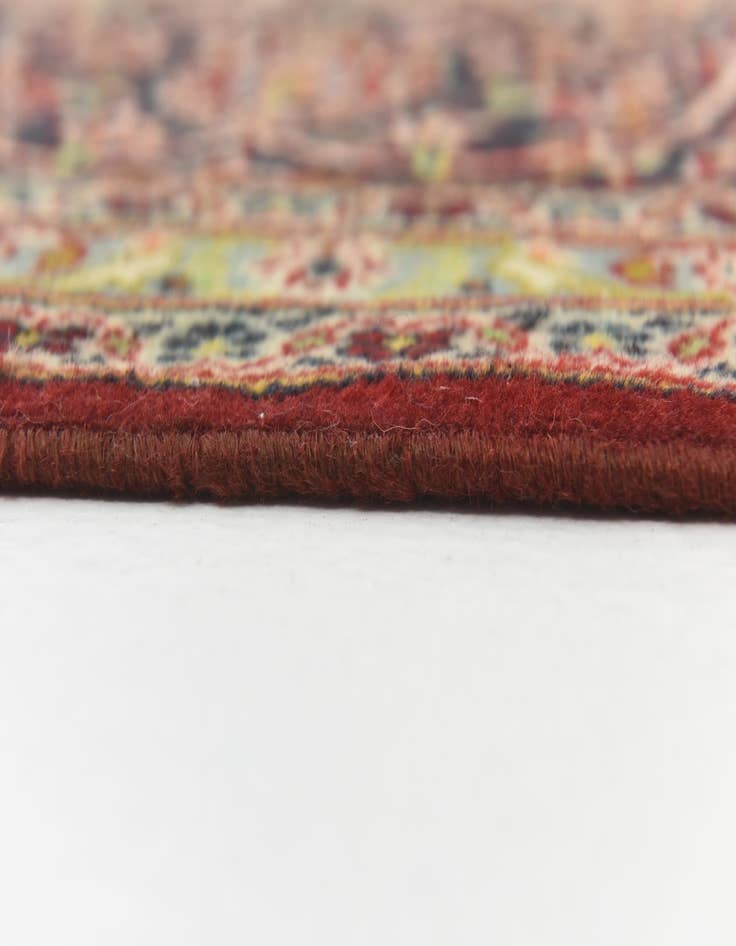 Detail image of 9' 9 x 13' 5  Hand Knotted Kashan Persian Wool Rug