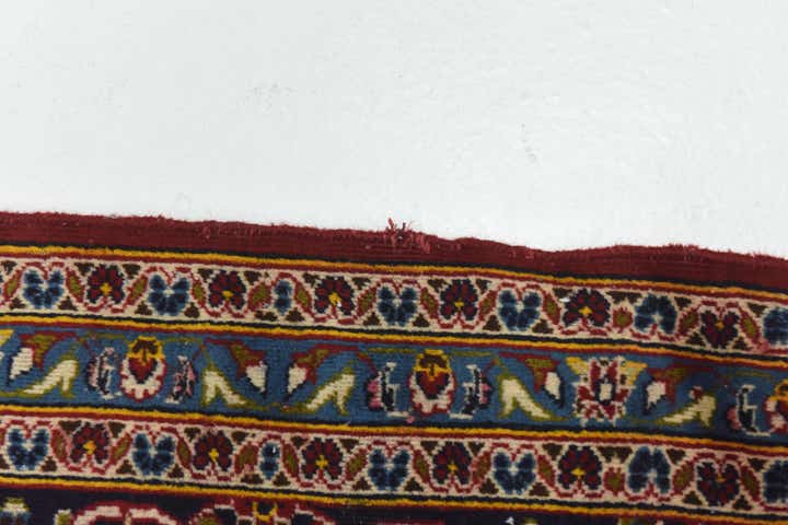 9' 6 x 13' 2 Hand Knotted Kashan Persian Wool Rug