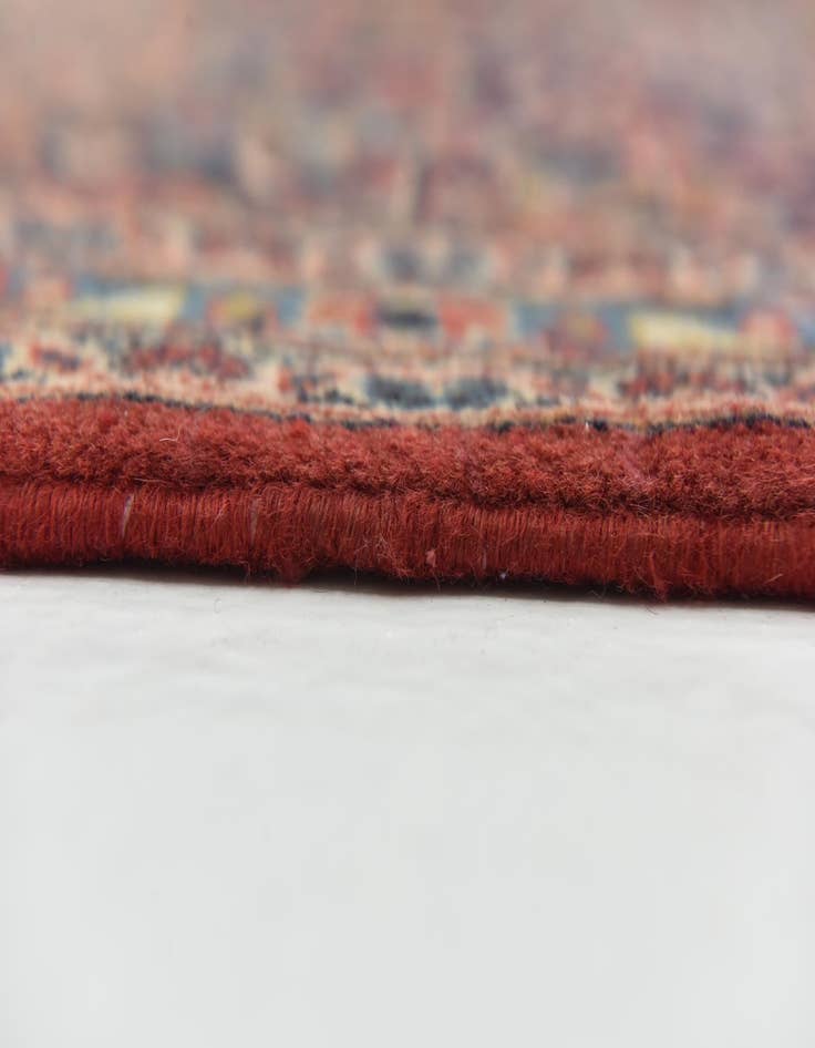 Detail image of 9' 7 x 12' 10  Hand Knotted Kashan Persian Wool Rug