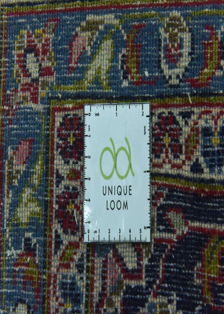 9' 9 x 13' Hand Knotted Kashan Persian Wool Rug