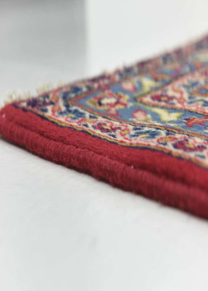 9' 9 x 13' Hand Knotted Kashan Persian Wool Rug