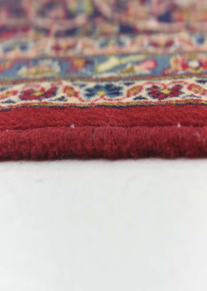 9' 9 x 13' Hand Knotted Kashan Persian Wool Rug