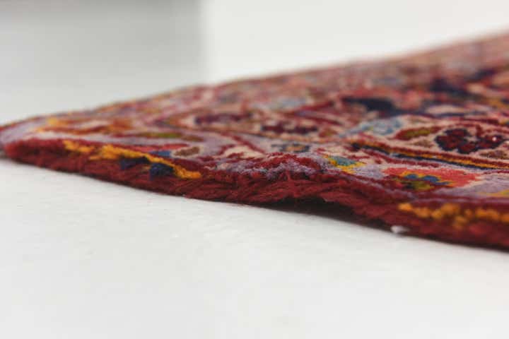 9' 4 x 13' 4 Hand Knotted Kashan Persian Wool Rug