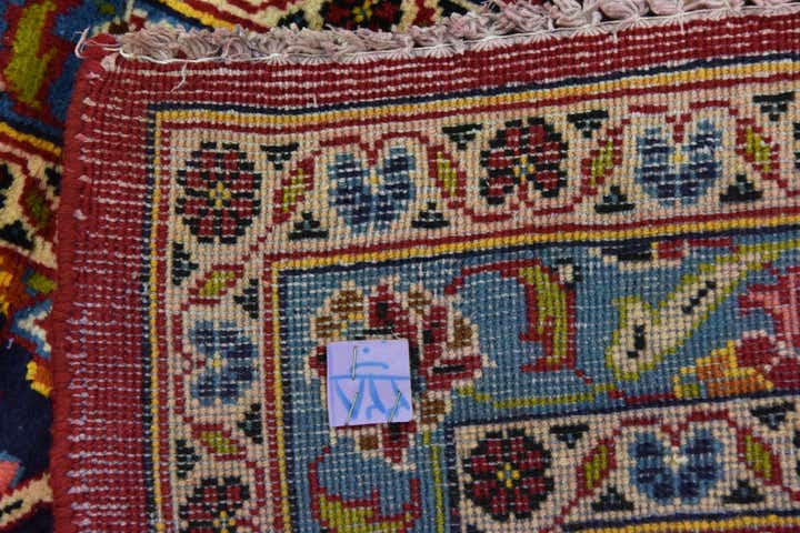 9' 8 x 12' 10 Hand Knotted Kashan Persian Wool Rug