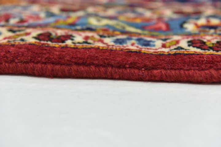 9' 8 x 12' 10 Hand Knotted Kashan Persian Wool Rug