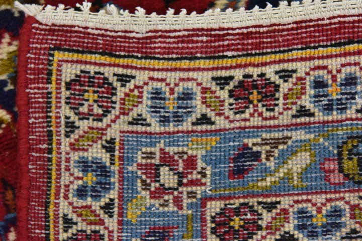 10' x 13' 4 Hand Knotted Kashan Persian Wool Rug