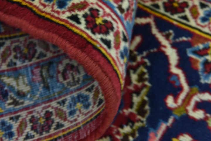 10' x 13' 4 Hand Knotted Kashan Persian Wool Rug