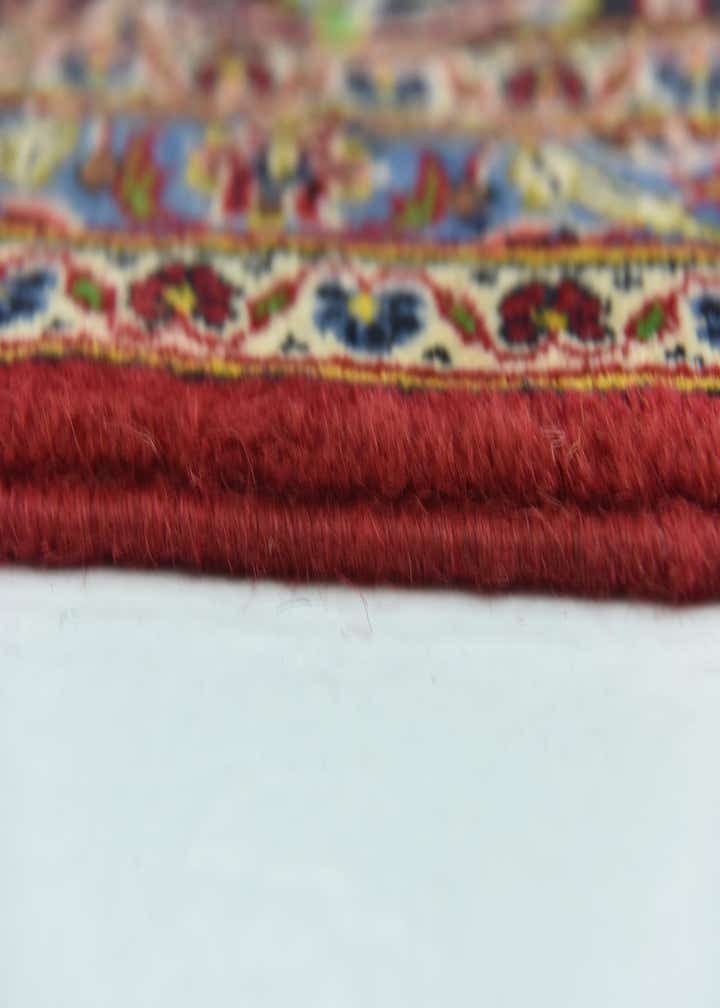 9' 7 x 13' 6 Hand Knotted Kashan Persian Wool Rug