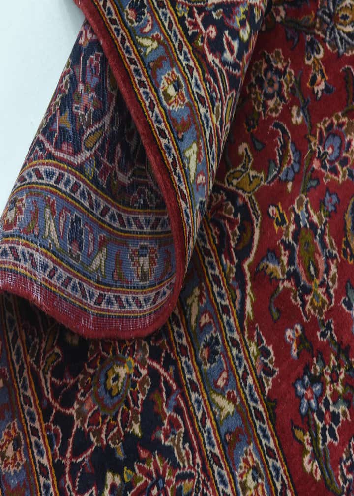 9' 9 x 12' 10 Hand Knotted Kashan Persian Wool Rug